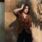 Animal Print 3/4th Sleeve Blazer