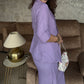 Layered Lilac Pant Suit Set