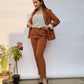 Rust Petite 3 Piece Corporate Set