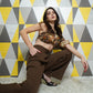 Bohemian Top With Brown Pants