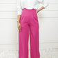 High Corset Waist Wide Leg Pants