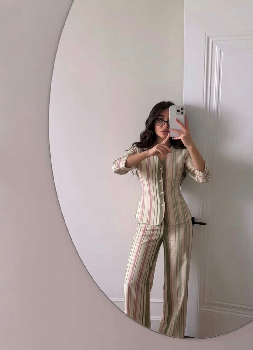 Quarter Sleeve Pastel Corporate Set