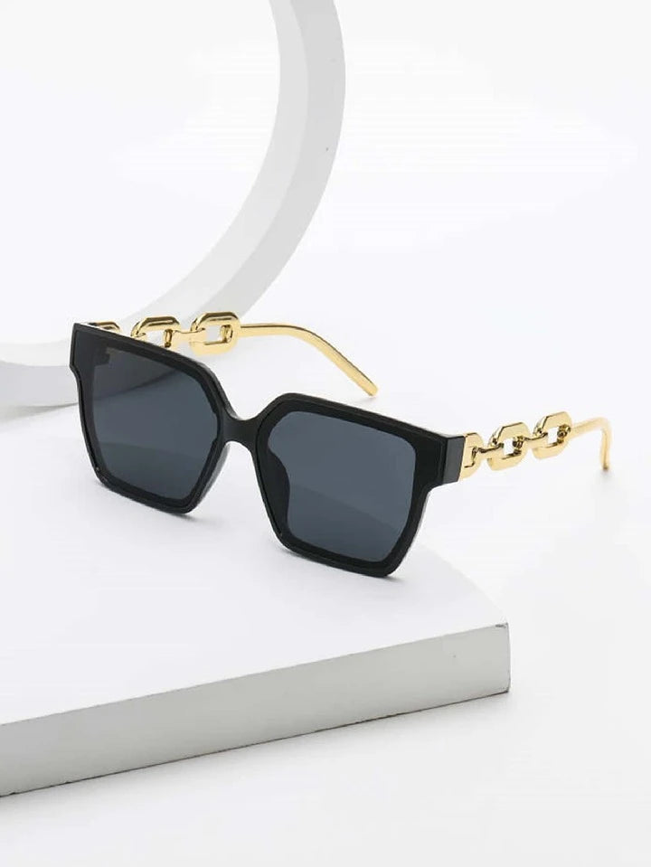 Golden Chain Oversized Glasses