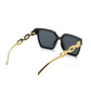 Golden Chain Oversized Glasses