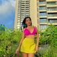 High Waist Mini Skirt With Attached Shorts