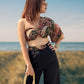 Bohemian Top With Pants & Scarf
