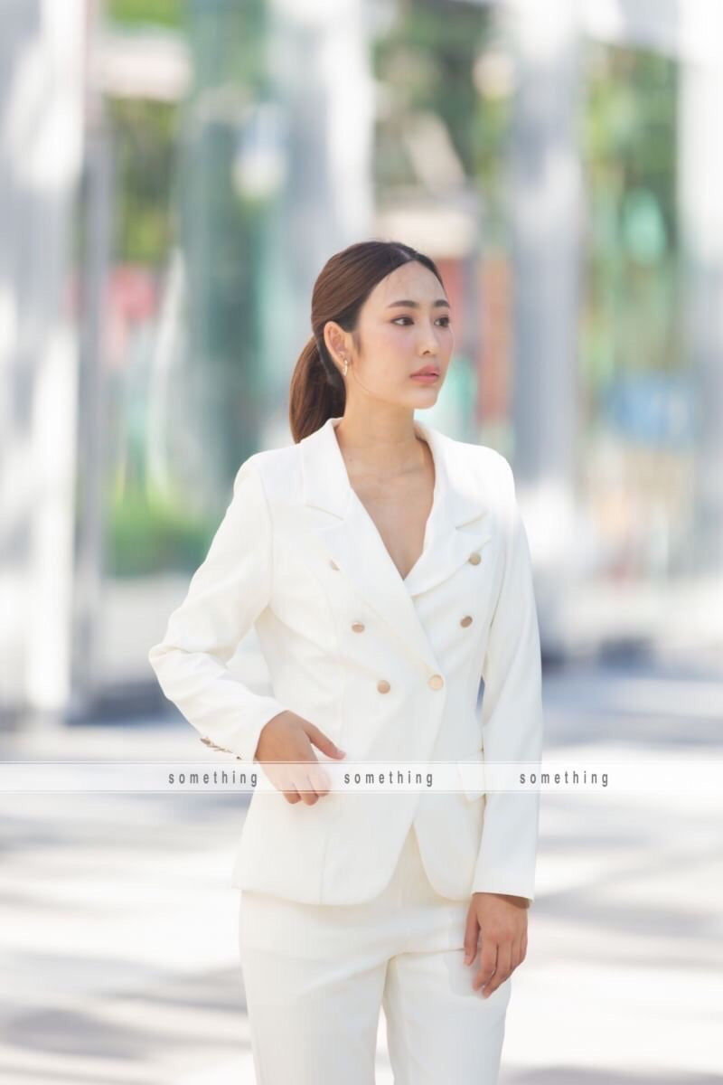 Formal Double Breasted Blazer With Pants