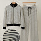 Chalk Stripes Jacket With Pants