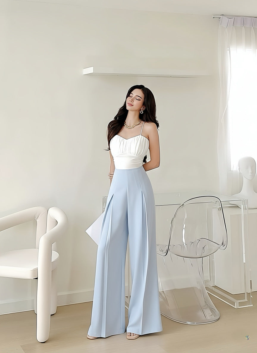 Elegant High Waist Palazzo Pants