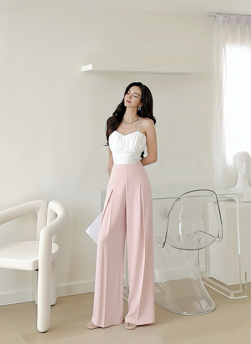 Elegant High Waist Palazzo Pants