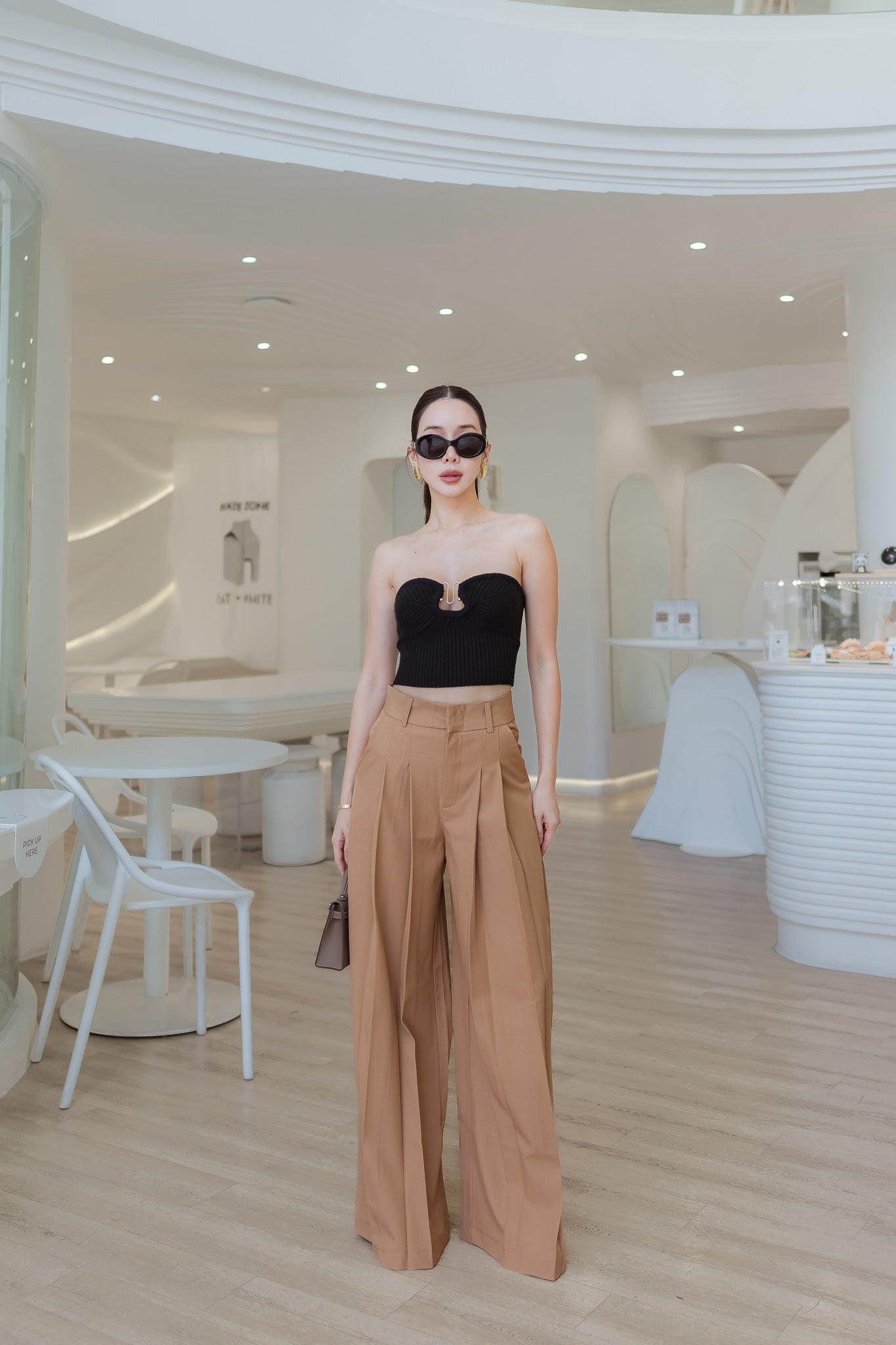 2 Layer Wide Leg Pants