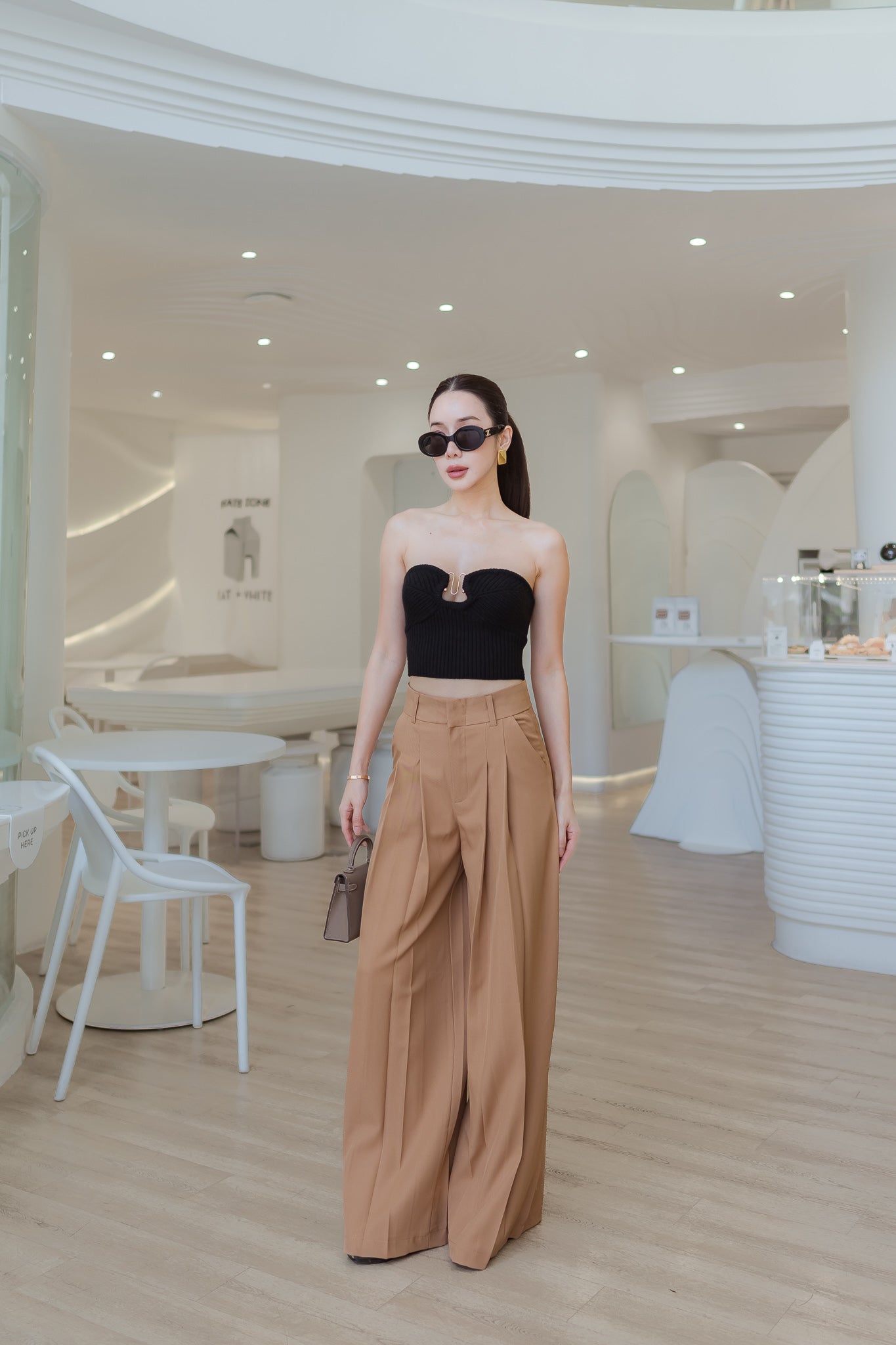 2 Layer Wide Leg Pants