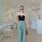 2 Layer Wide Leg Pants