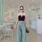 2 Layer Wide Leg Pants