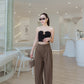2 Layer Wide Leg Pants