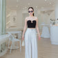 2 Layer Wide Leg Pants