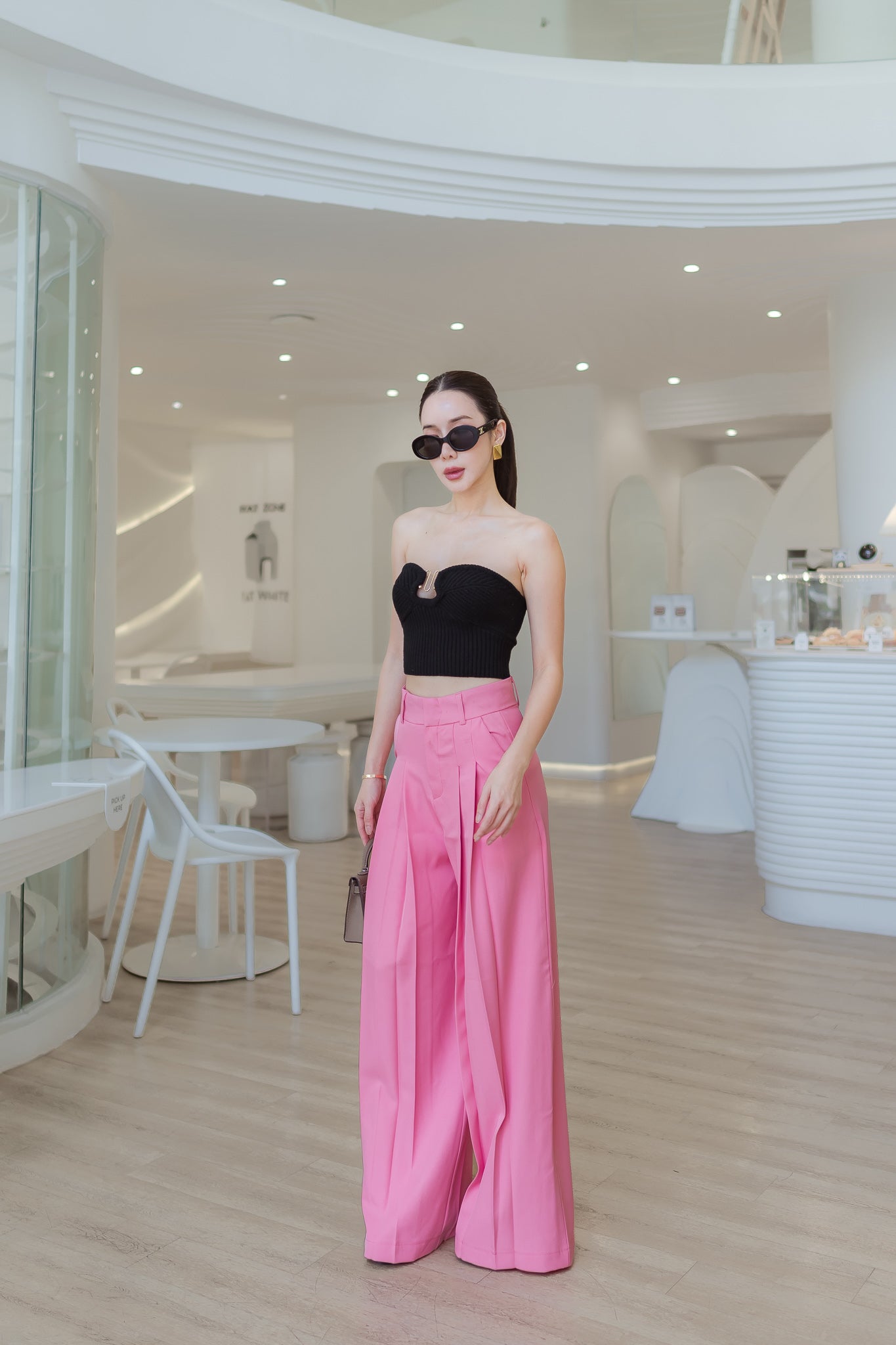 2 Layer Wide Leg Pants