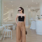 2 Layer Wide Leg Pants