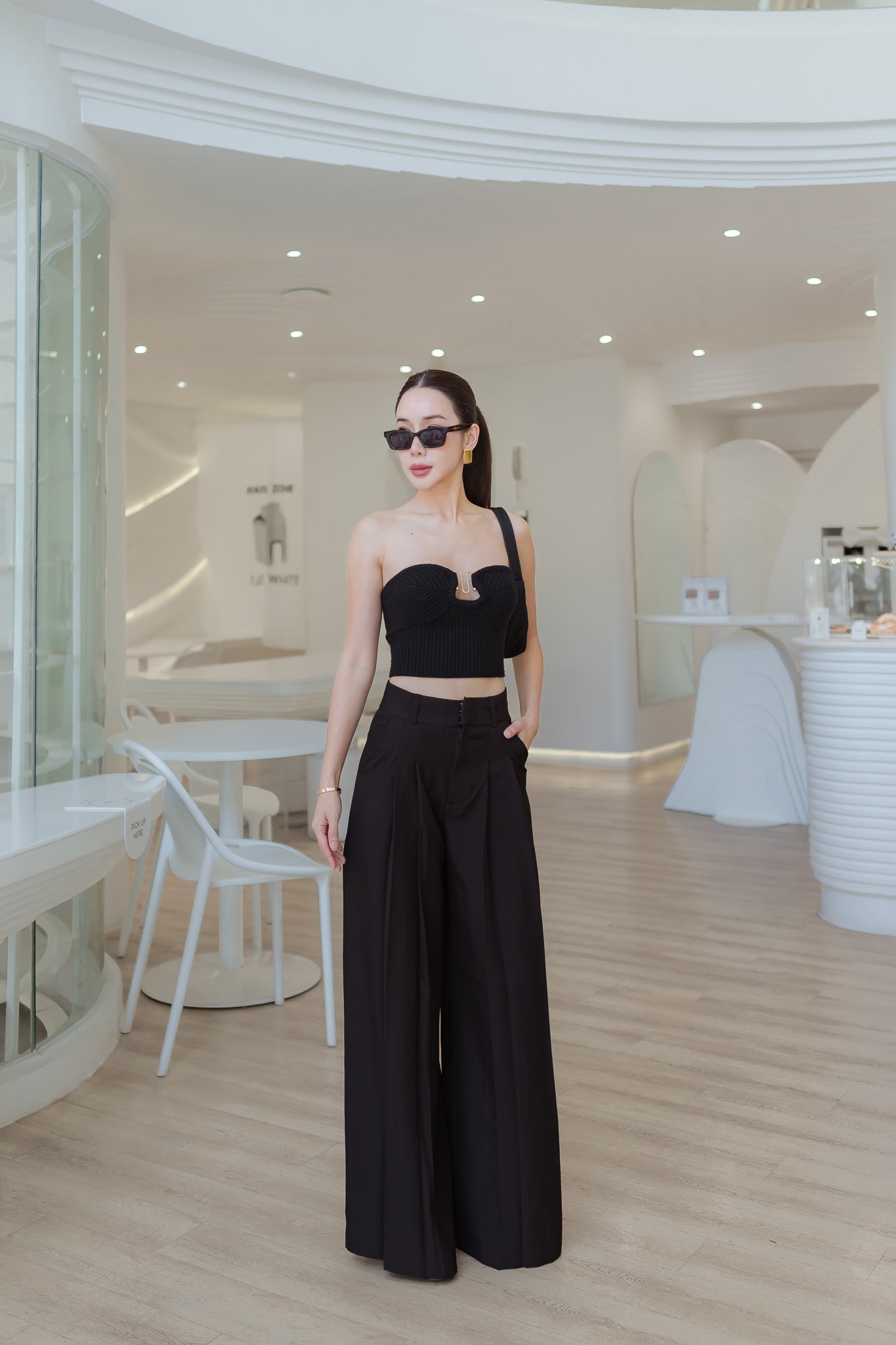 2 Layer Wide Leg Pants
