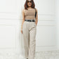 Double Belted Petite Trousers