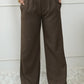 Double Belted Petite Trousers