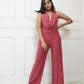 Padded Backless Jumpsuit