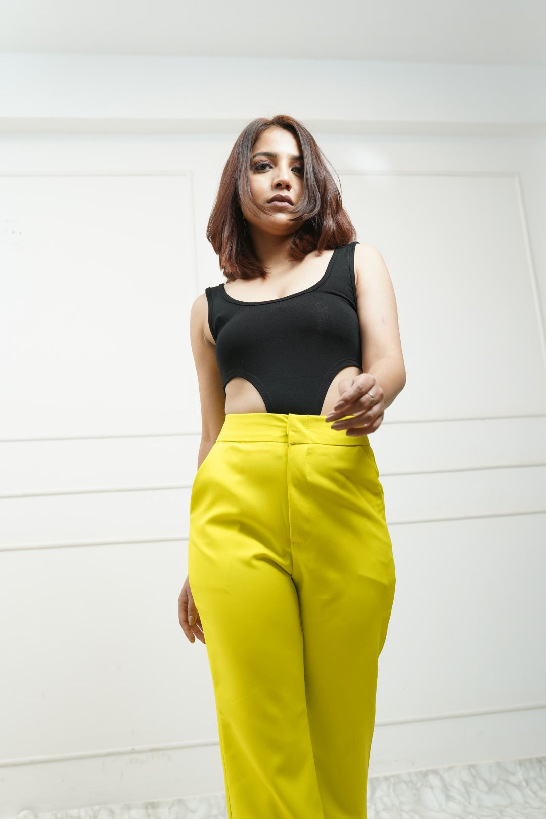 Neon Yellow Flare Pants – StyleAsh