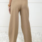 High Corset Waist Wide Leg Pants