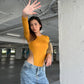 High Neck Full Sleeves Bodysuit