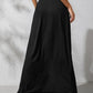 High Front Slit Long Skirt