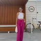 Tie Around High Waist Pants