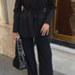 All Black Blazer Set