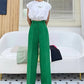 High Waist Wide Leg Pants