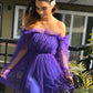 Dual Shade Ruffled Net Dress